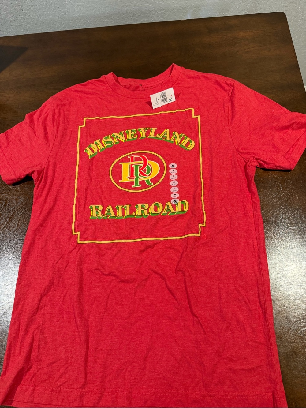 Disney Railroad Red Short Sleeve Tee